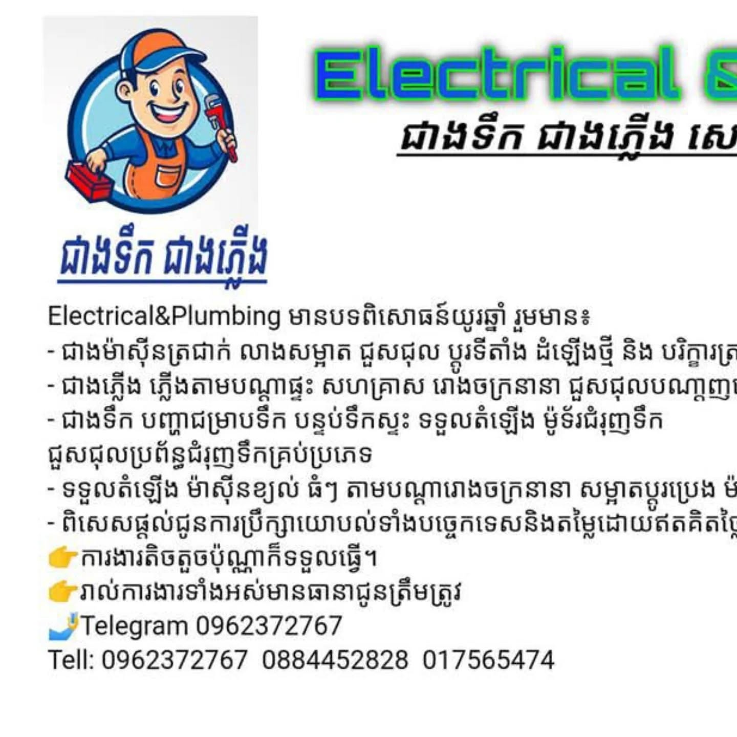 Electrician and Plumber