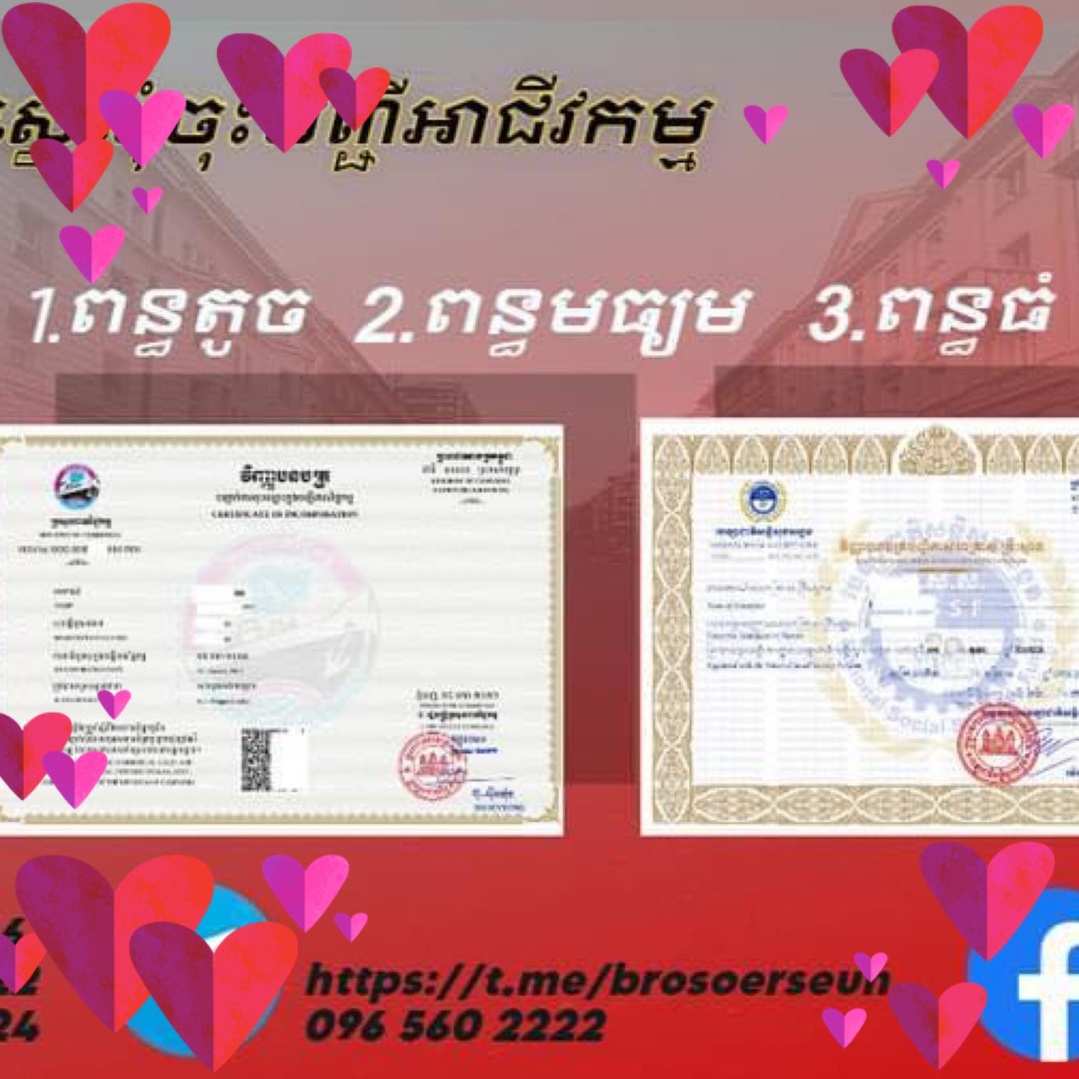 សេវាប្រឹក្សាផ្នែកចុះបញ្ជីអាជីវកម្ម